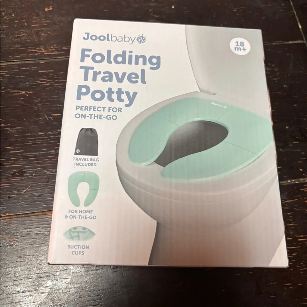 Folding Travel Potty - Mint Green